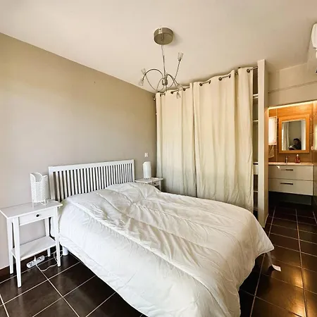 Corail Privee Et Climatisee Pour 10 Personnes Avec Piscine Et Superbe Vue Et Collines A Villa La Londe-les-Maures
